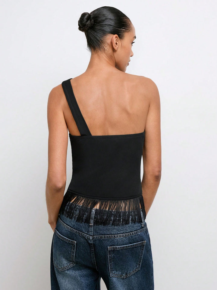 Top SHEIN, negru
