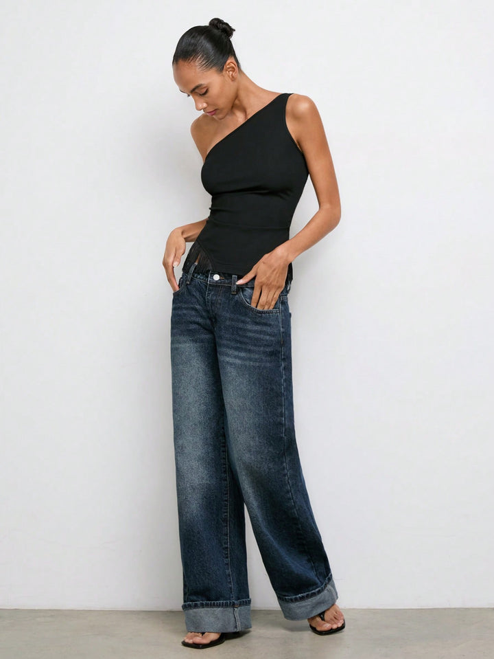 Top SHEIN, negru