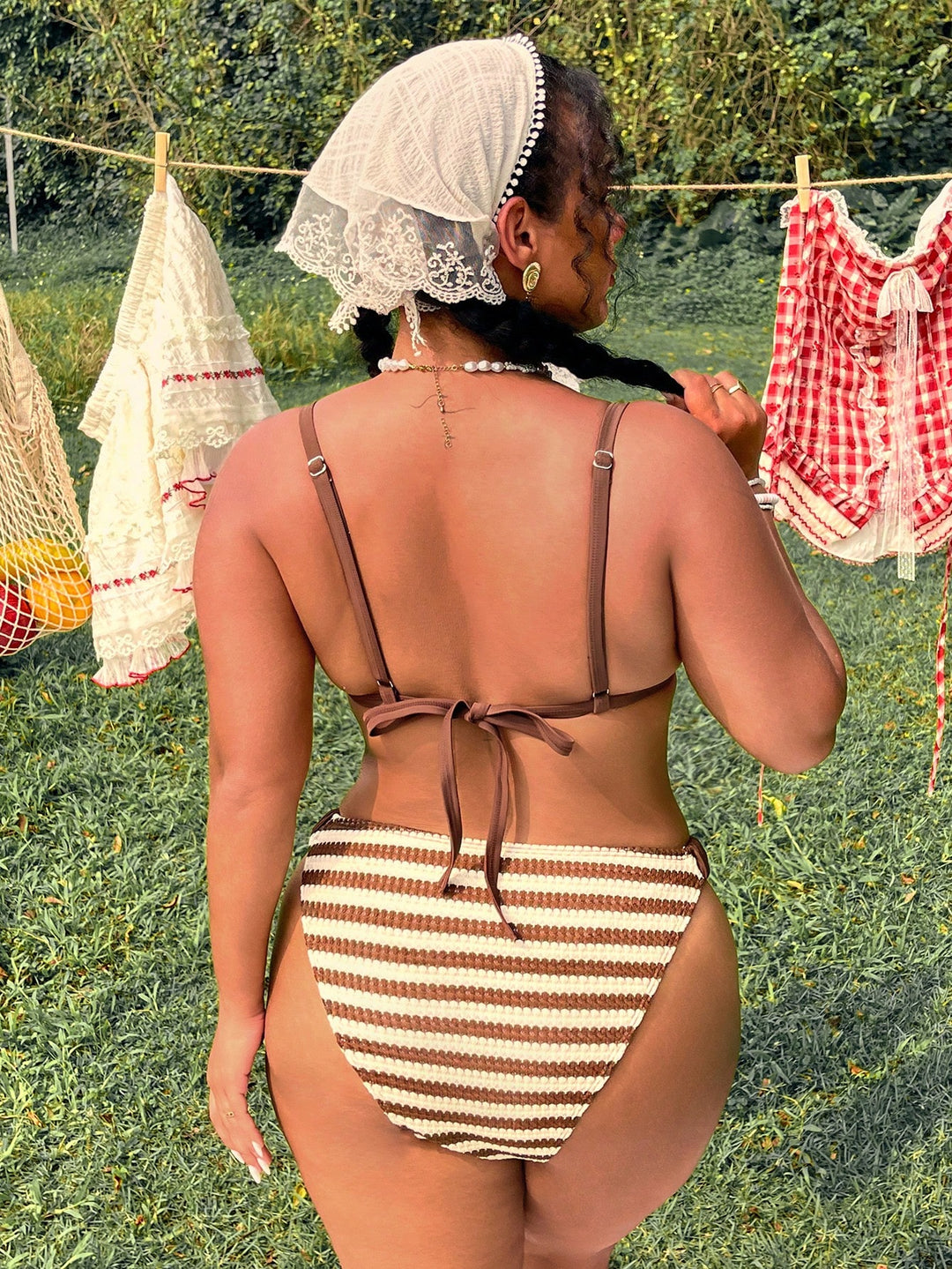 Set bikini de baie SHEIN, mix culori