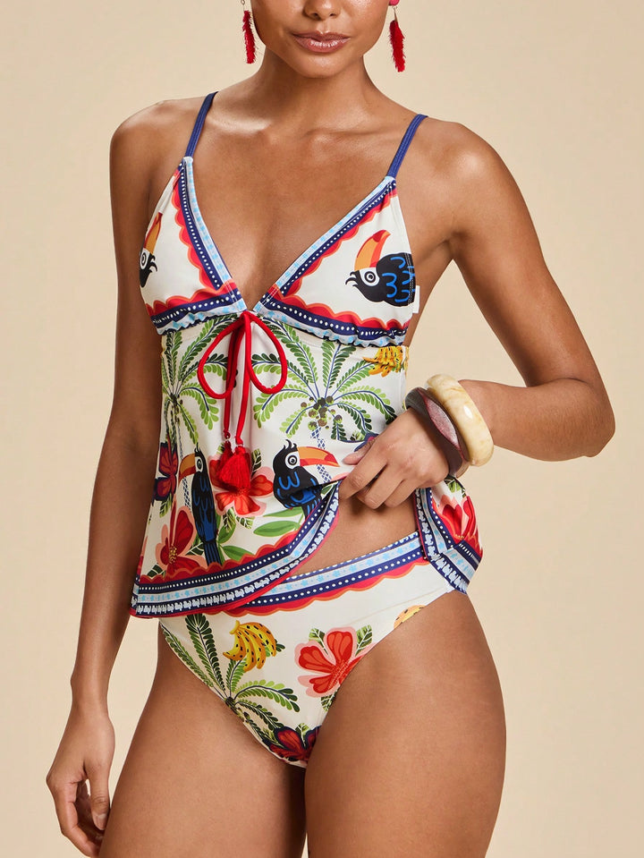 Set bikini SHEIN, mix culori
