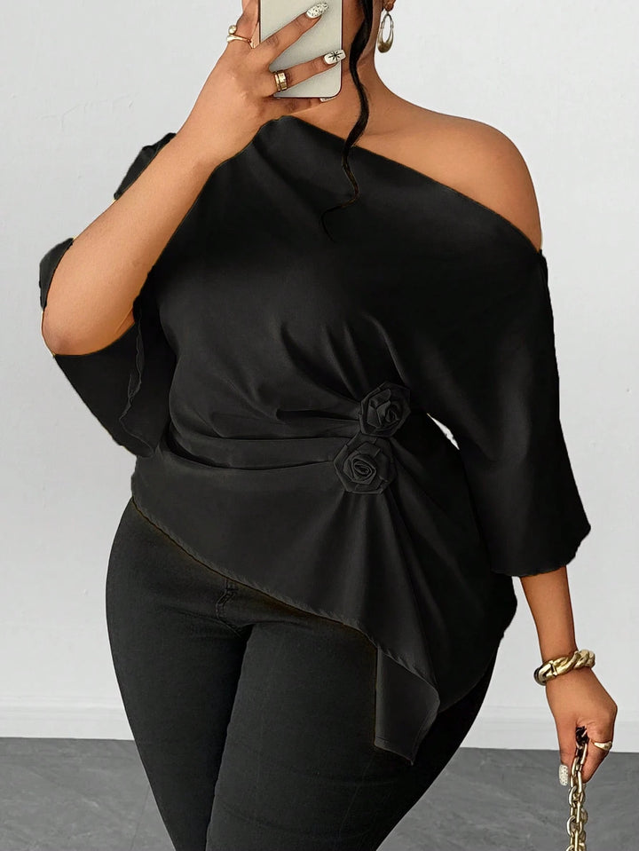 Top SHEIN, negru