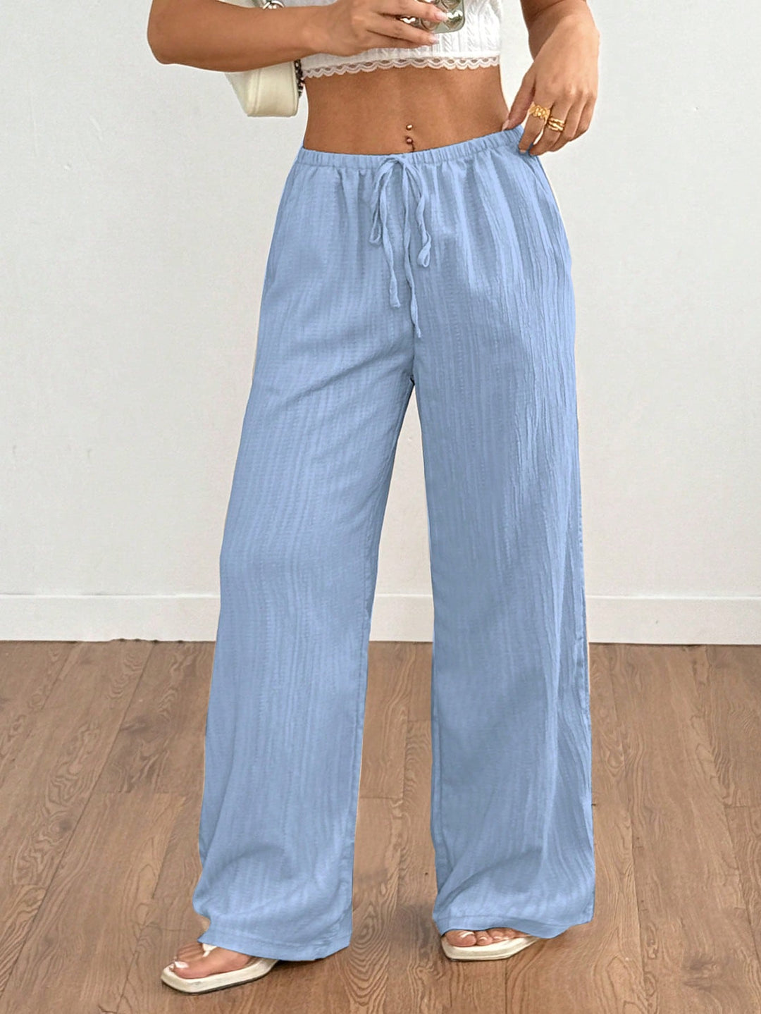 Pantaloni SHEIN, albastru