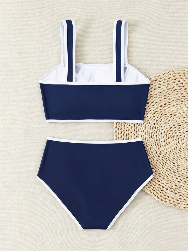 Set bikini SHEIN, albastru