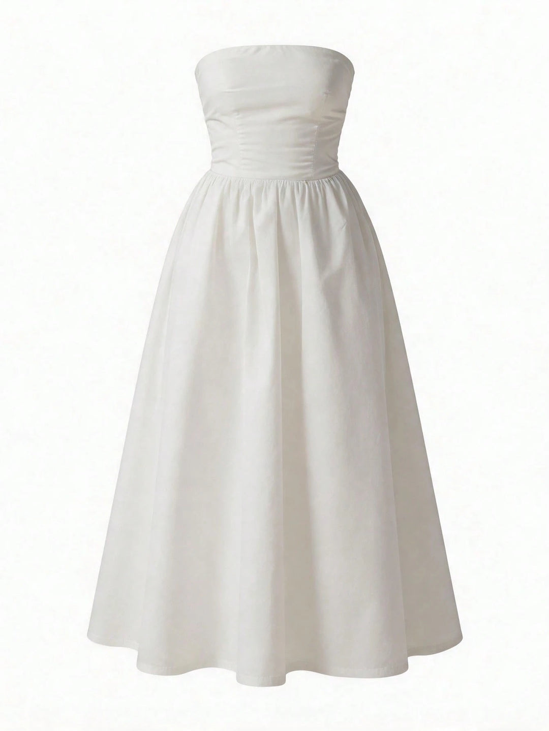 Rochie midi SHEIN, alb