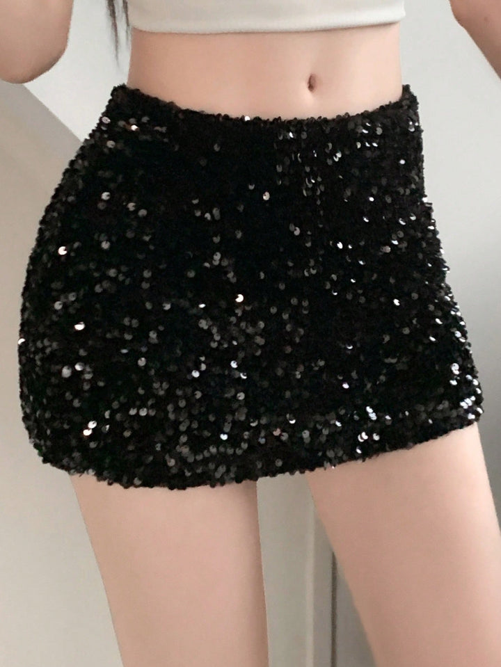 Fustă mini SHEIN, negru