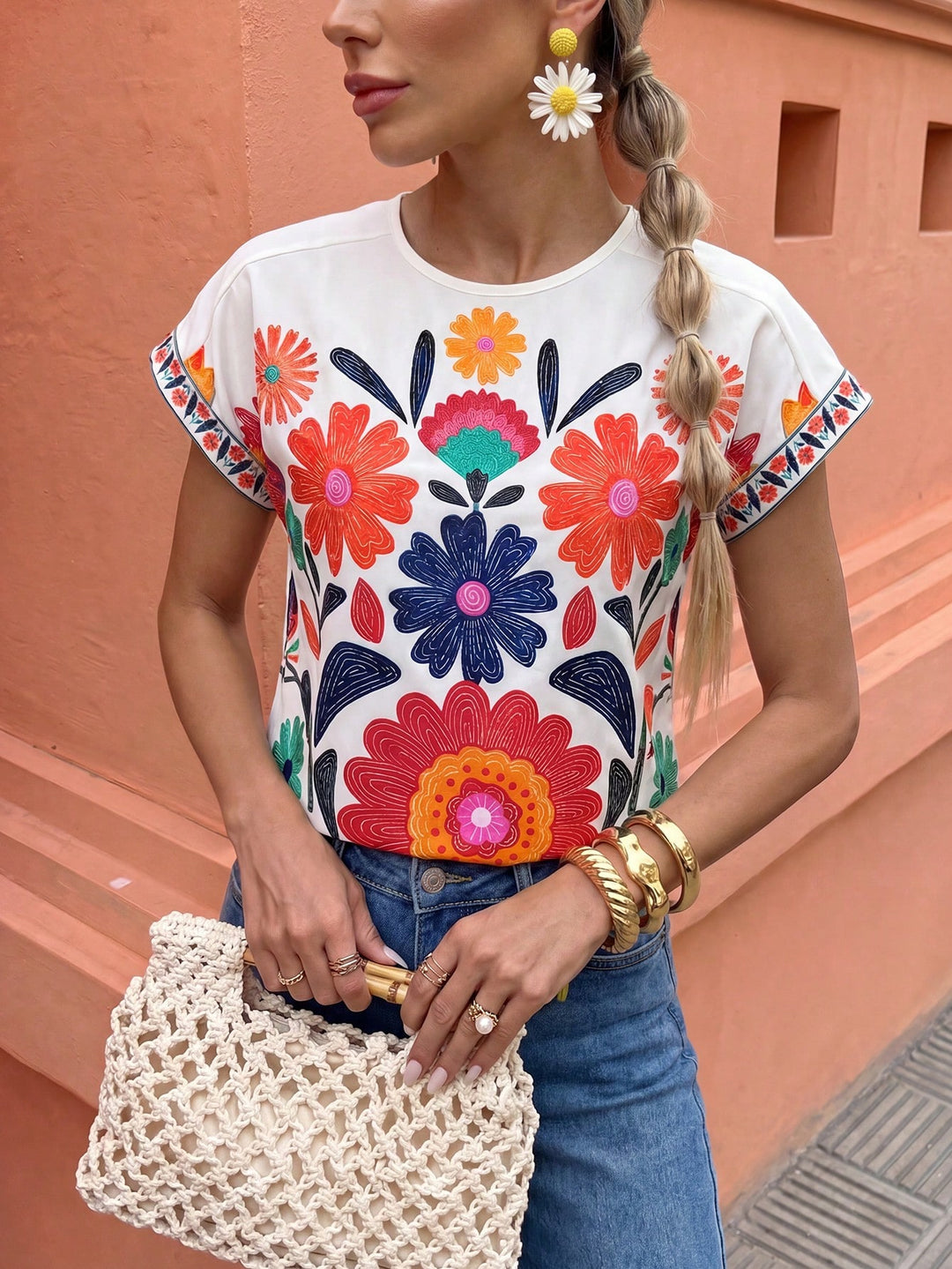 Tricou SHEIN, mix culori