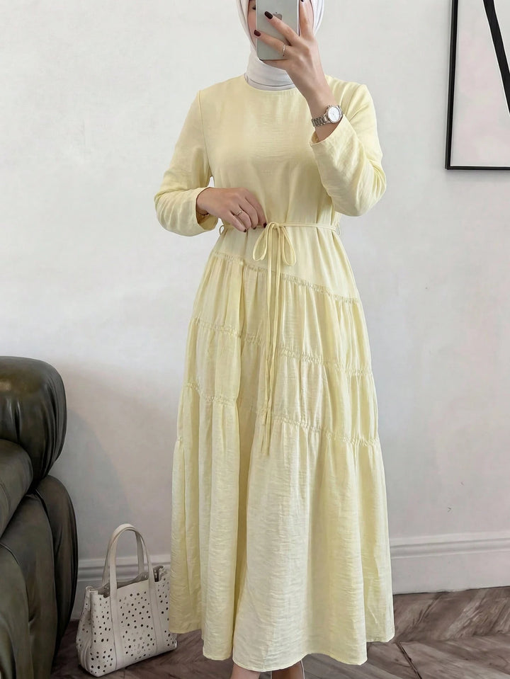 Rochie maxi SHEIN, galben