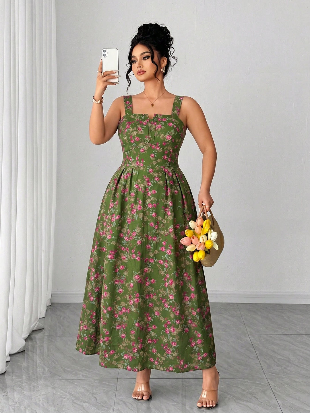 Rochie SHEIN, verde