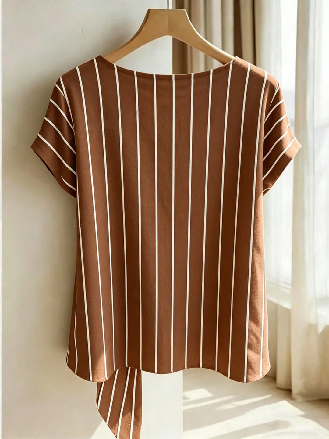Cămașă casual SHEIN, maro