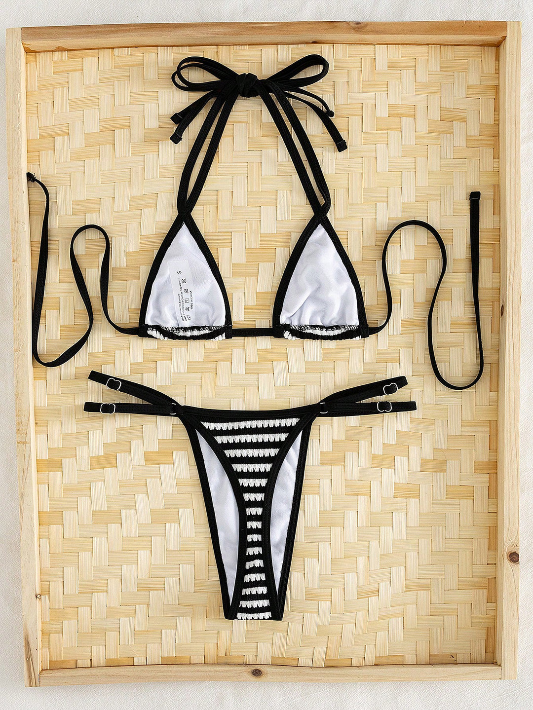 Set bikini SHEIN, negru