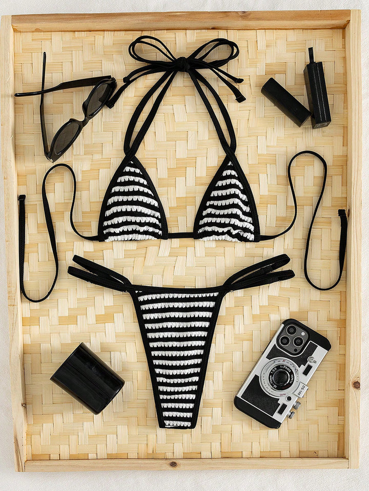 Set bikini SHEIN, negru