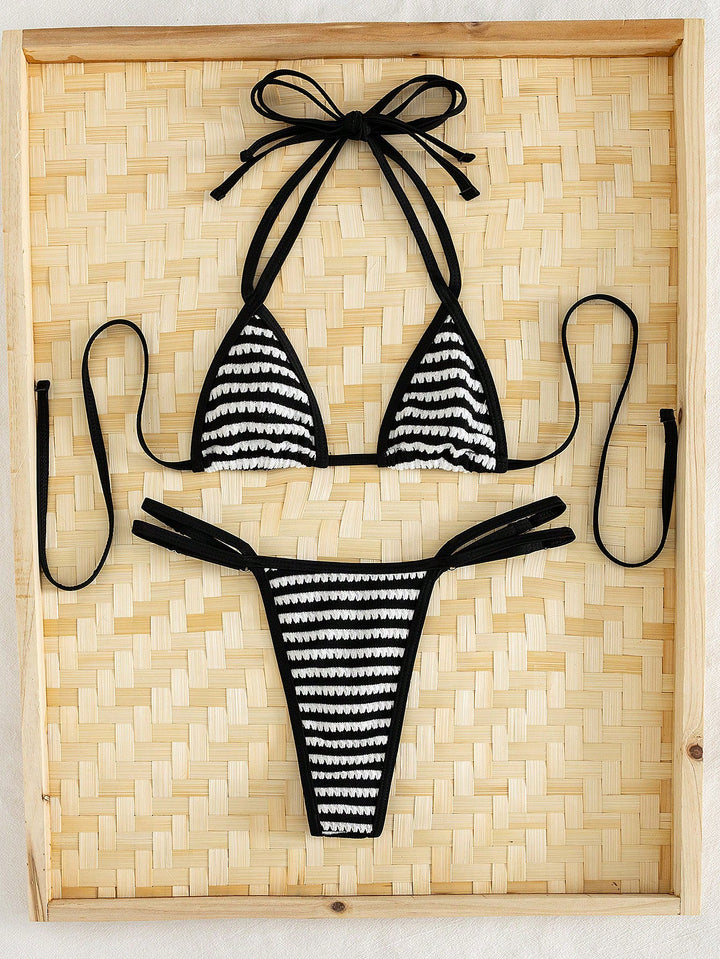 Set bikini SHEIN, negru