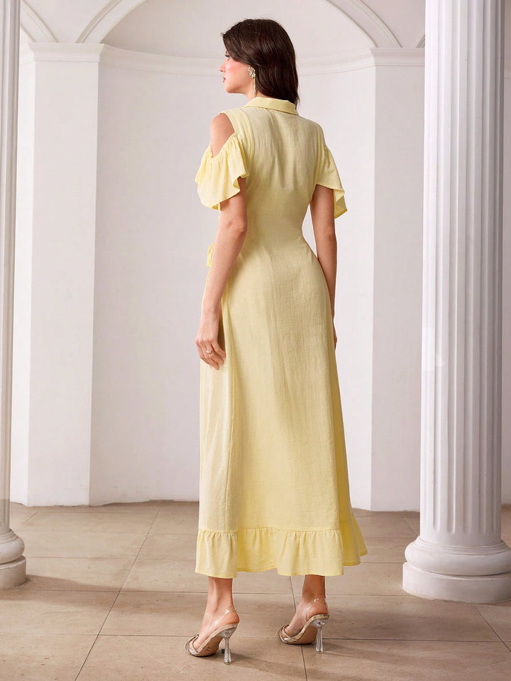 Rochie maxi SHEIN, galben