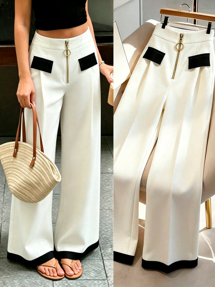 Pantaloni SHEIN, portocaliu