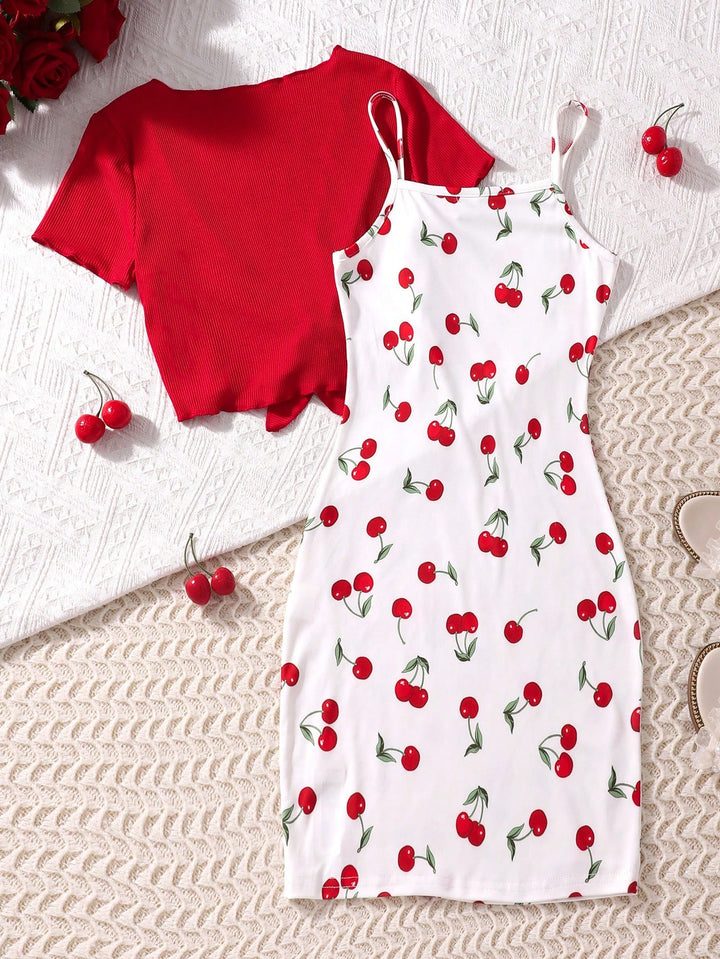 Set rochie și bolero SHEIN, mix culori