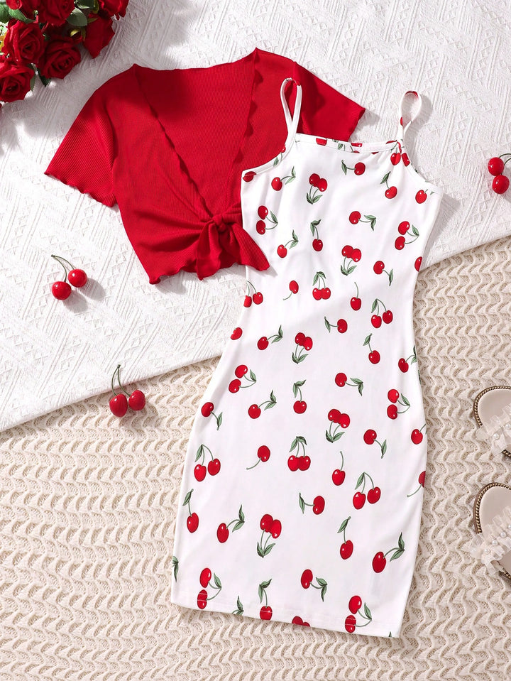 Set rochie și bolero SHEIN, mix culori