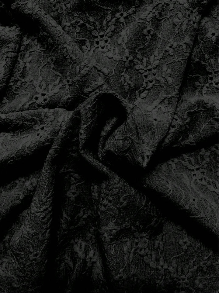 Pulover jacquard SHEIN, negru