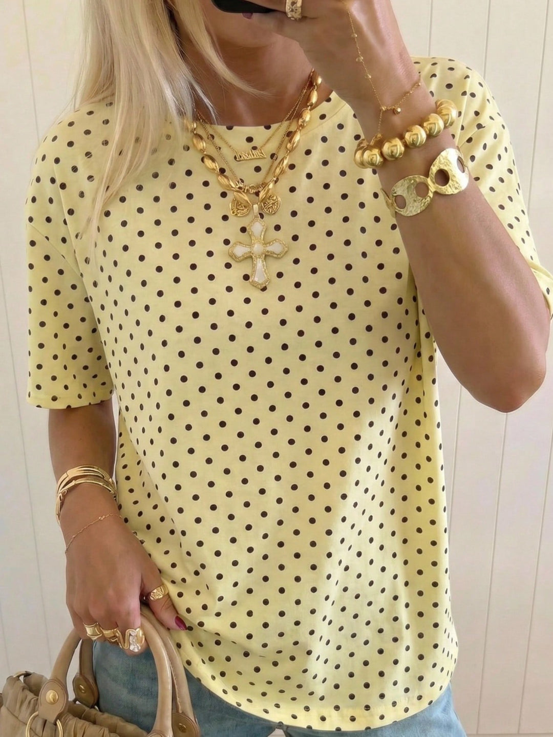 Tricou SHEIN, galben