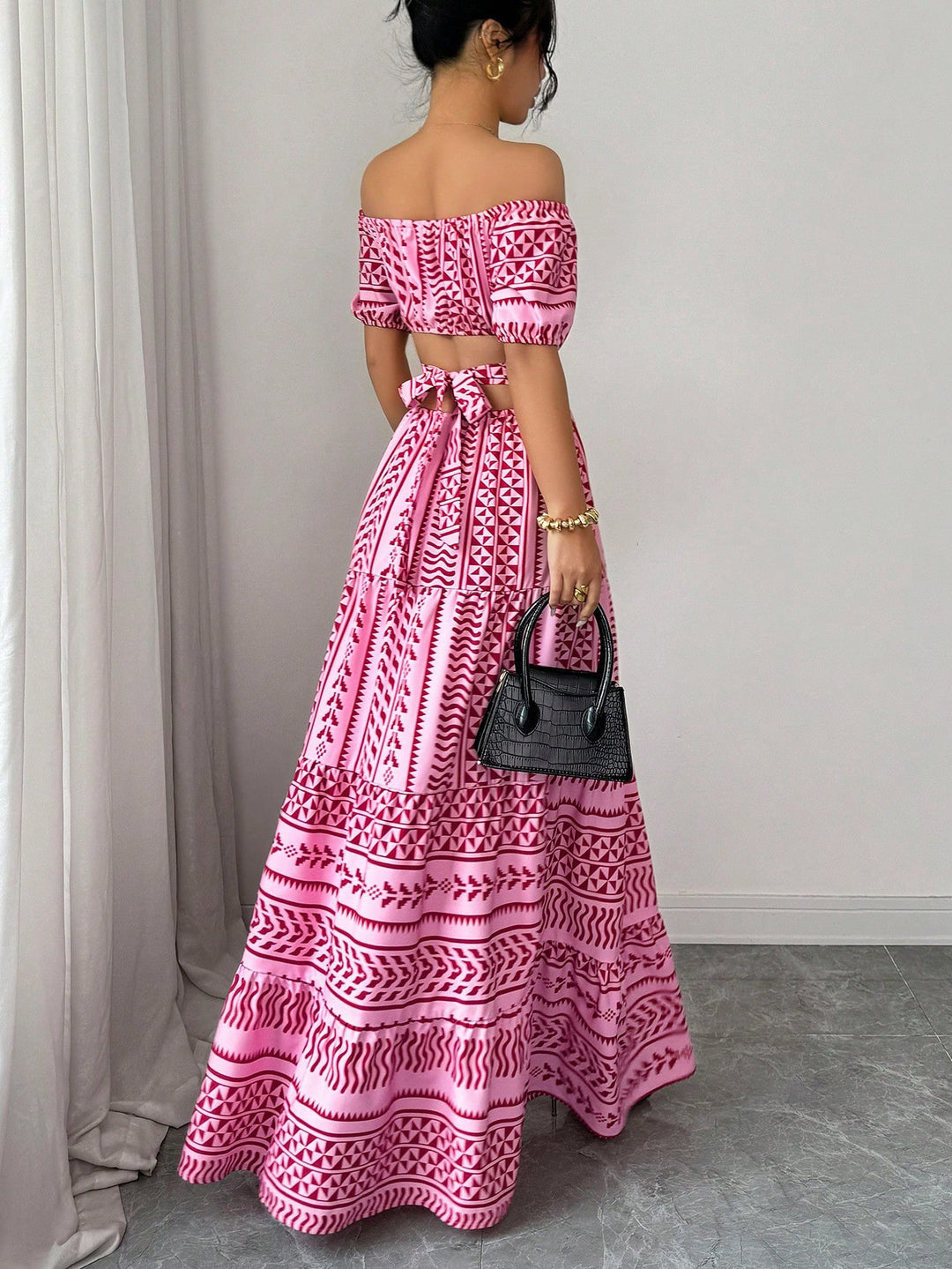 Rochie maxi SHEIN, mix culori