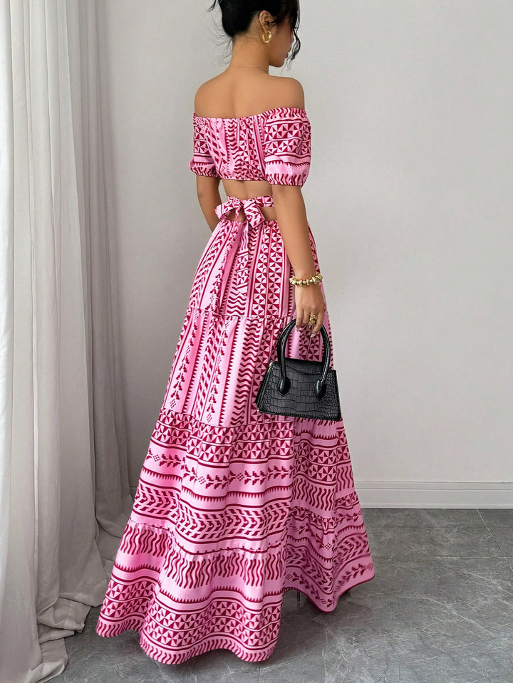Rochie maxi SHEIN, mix culori
