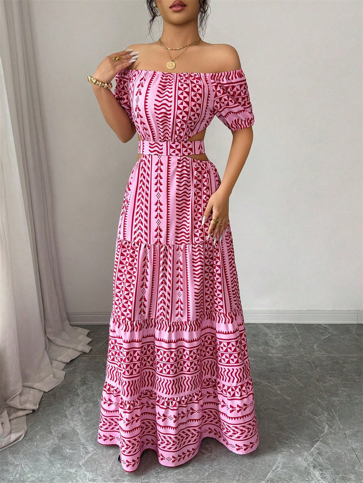 Rochie maxi SHEIN, mix culori