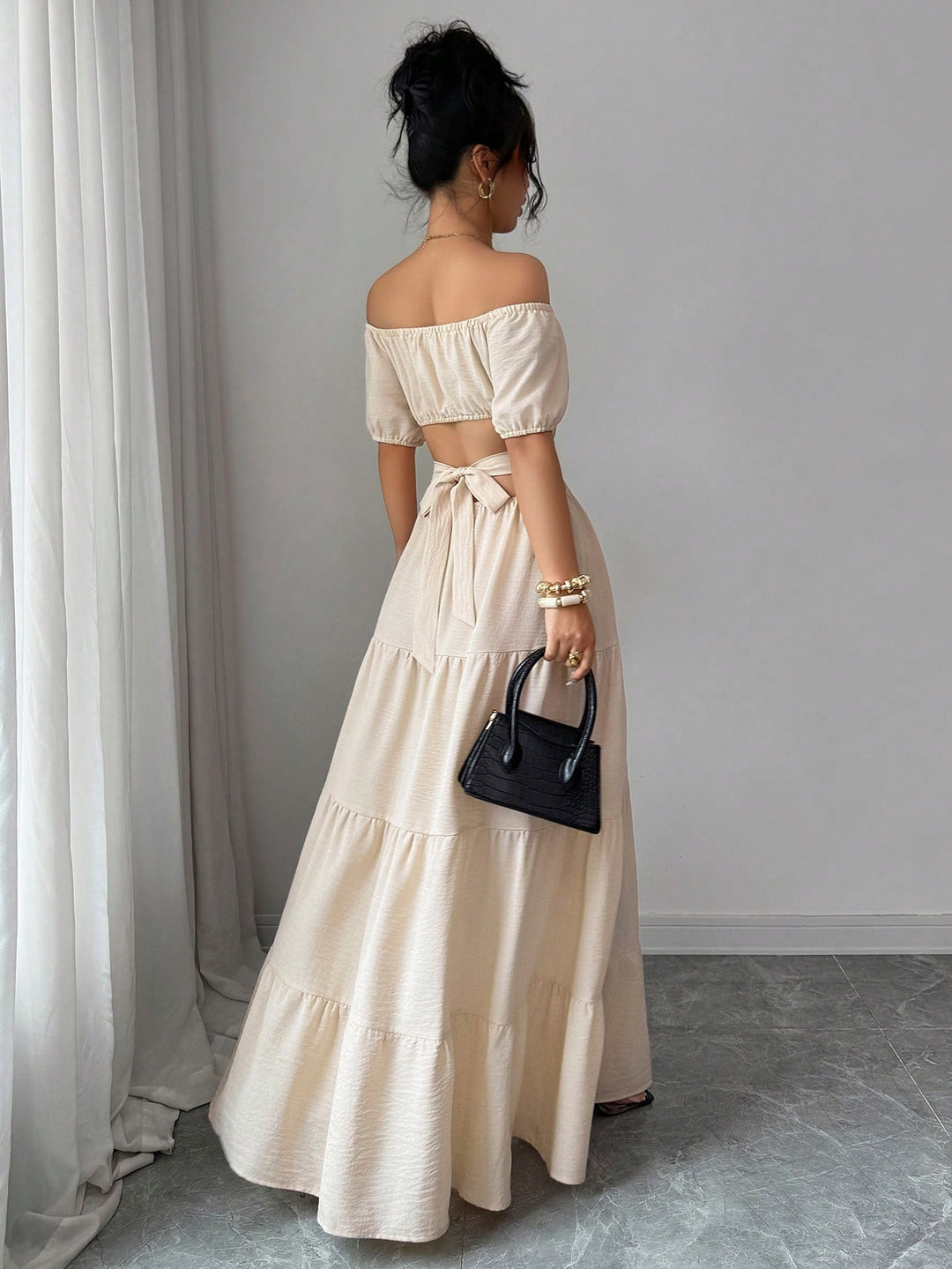 Rochie maxi SHEIN, roz