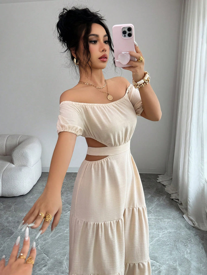 Rochie maxi SHEIN, roz