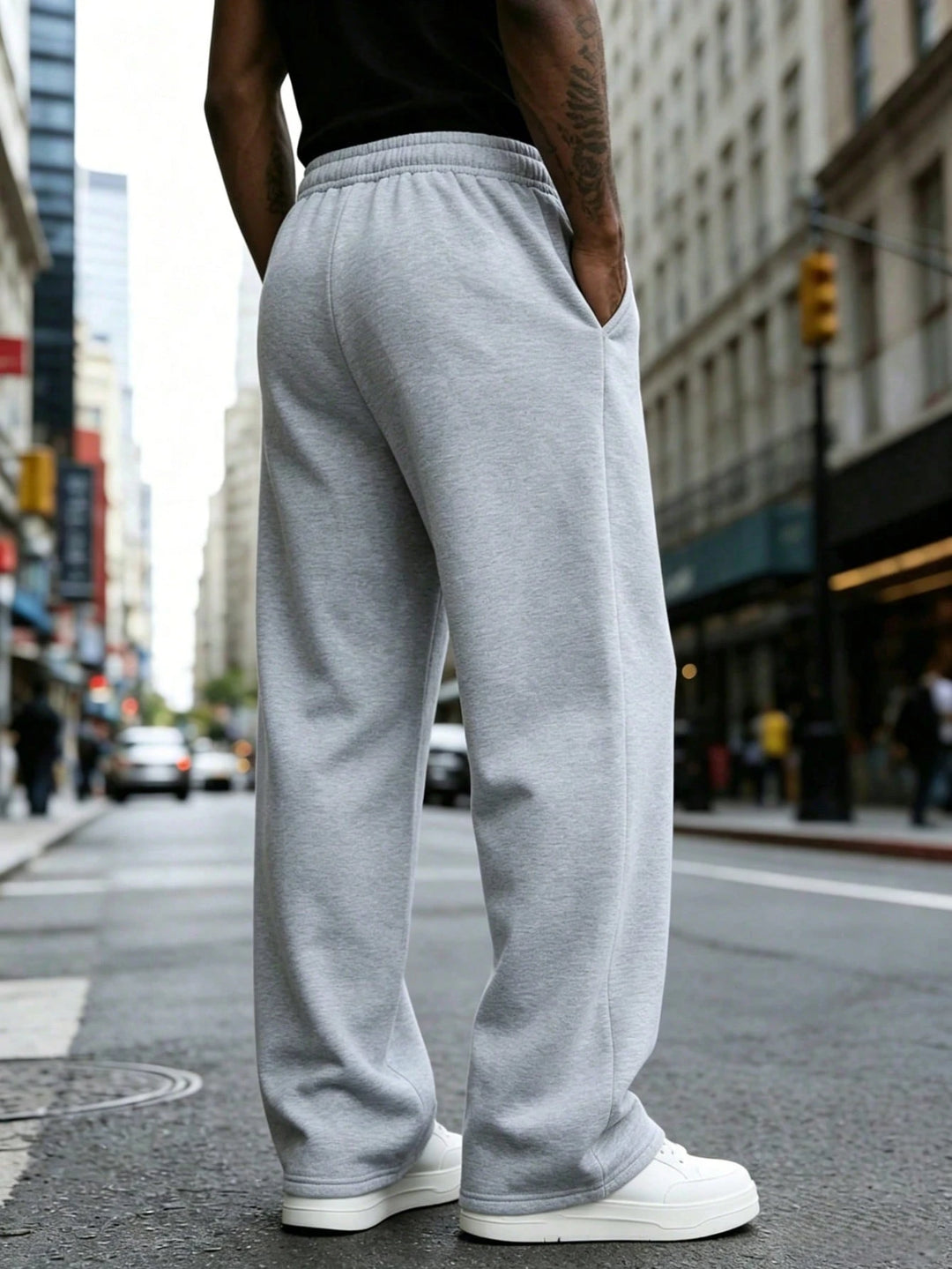 Pantaloni SHEIN, gri