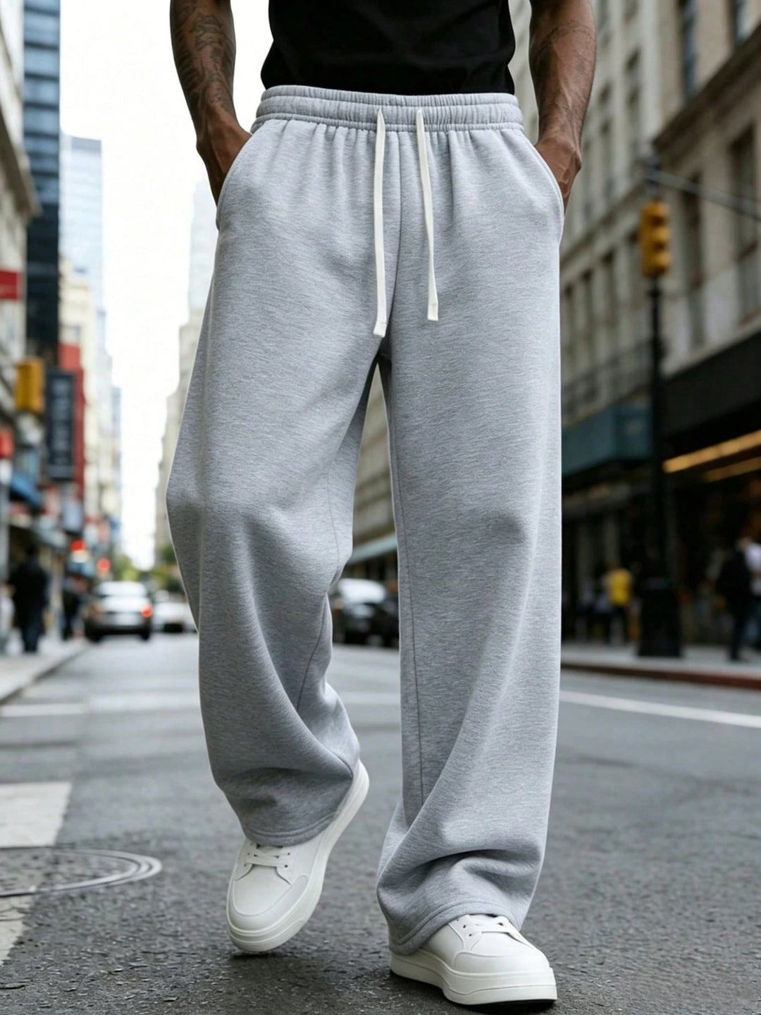 Pantaloni SHEIN, gri