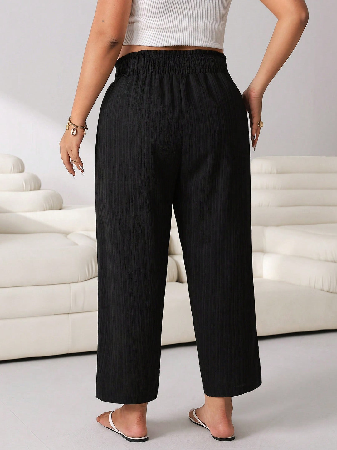 Pantaloni SHEIN, negru