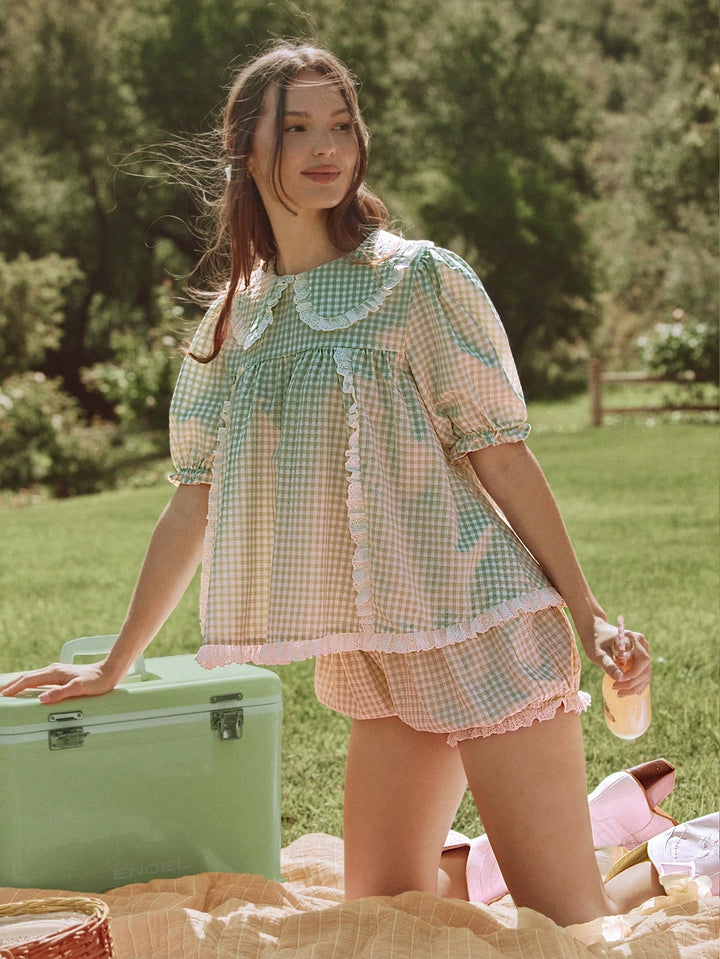 Top SHEIN, verde