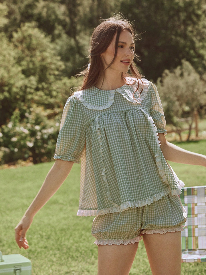 Top SHEIN, verde