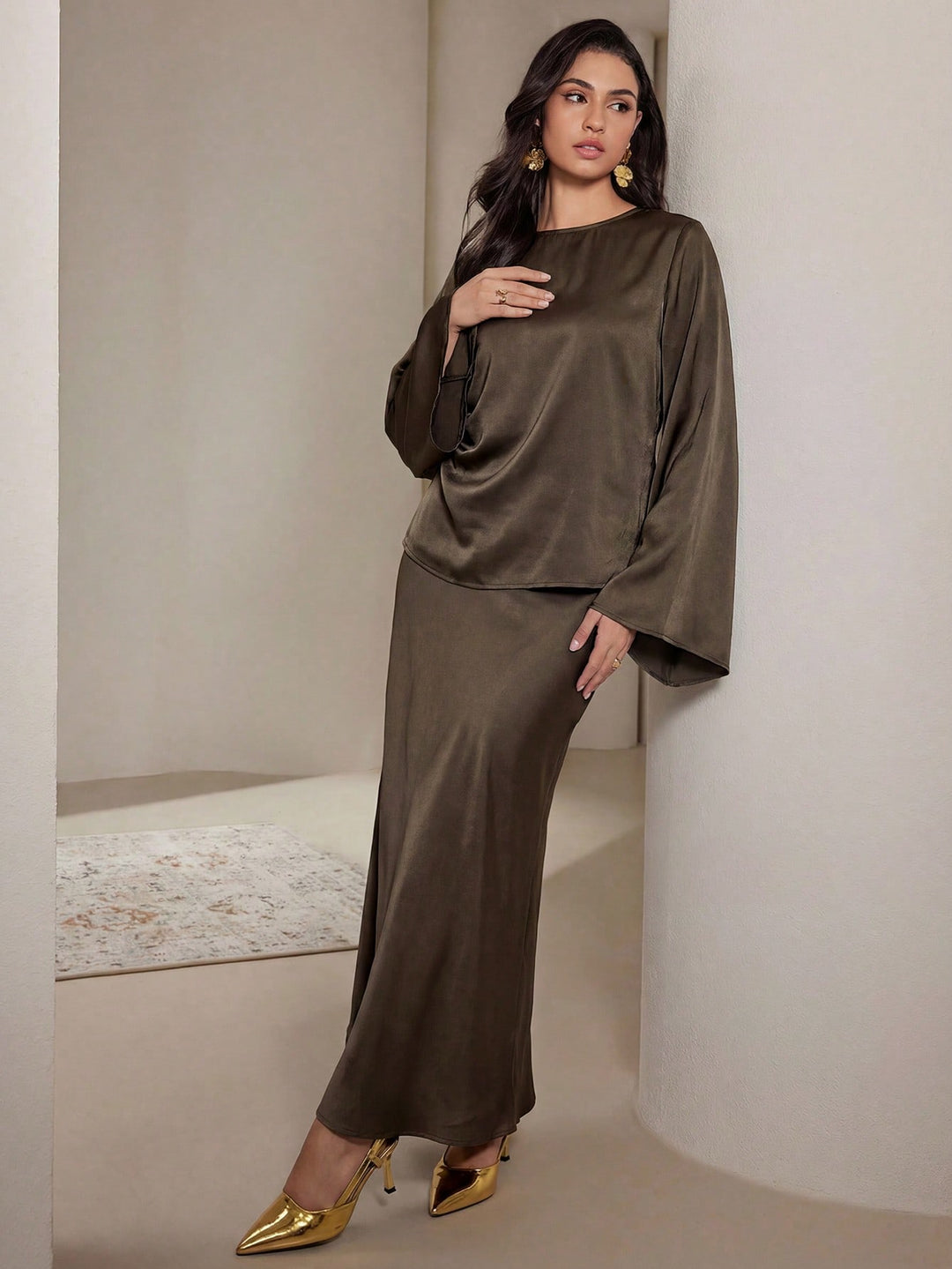 Compleu SHEIN, maro