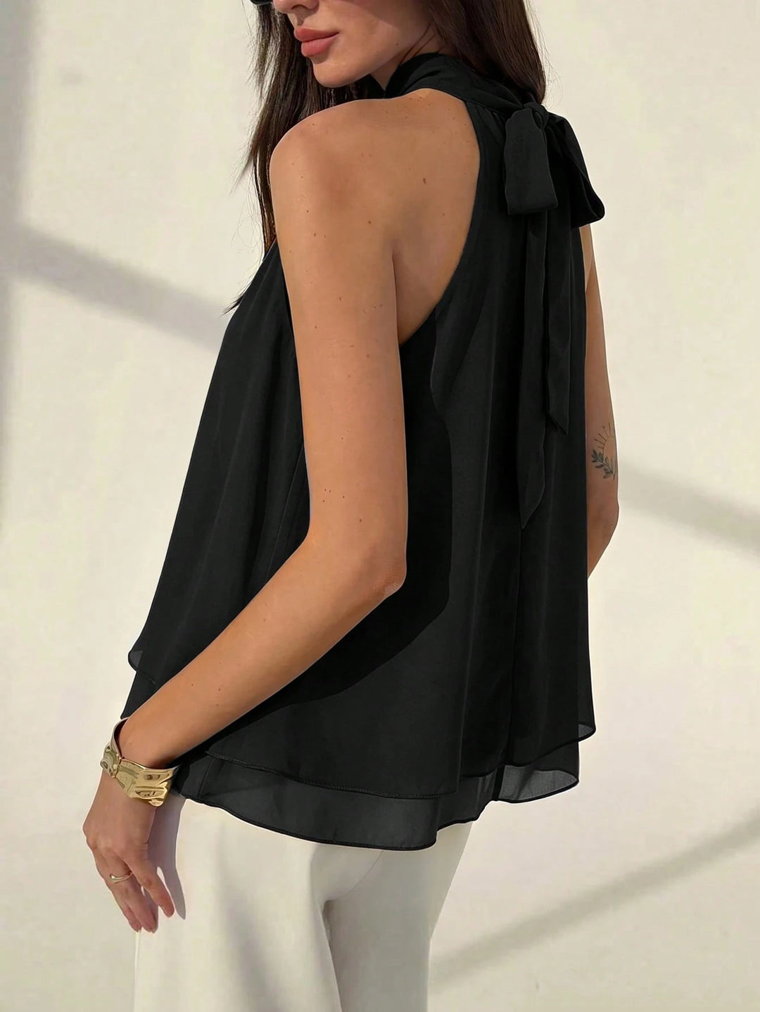 Top SHEIN, negru