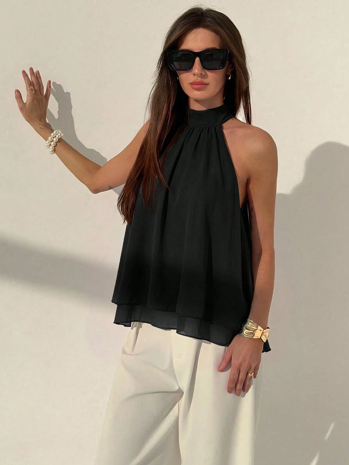 Top SHEIN, negru
