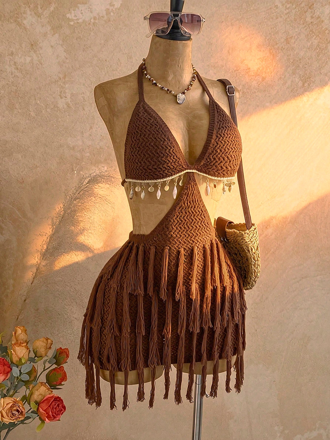 Rochie SHEIN, maro