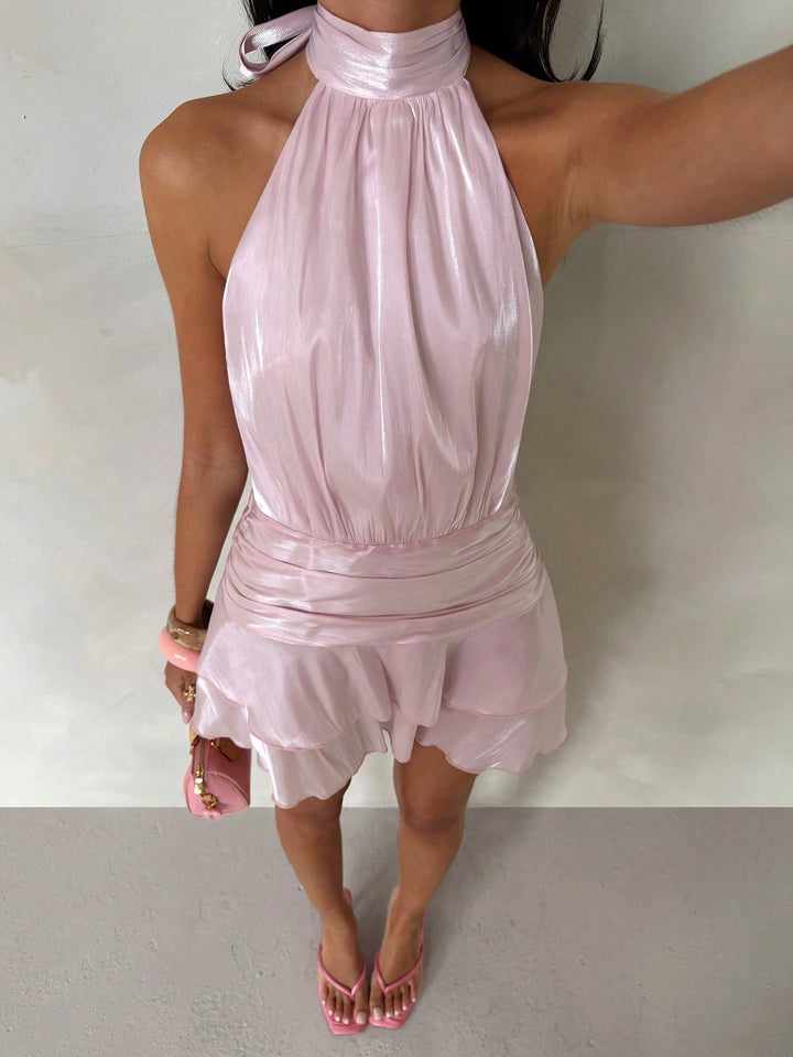 Rochie scurtă SHEIN, roz