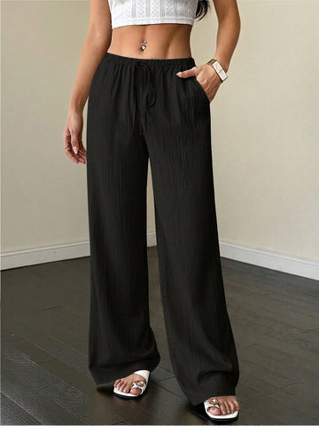 Pantaloni SHEIN, negru