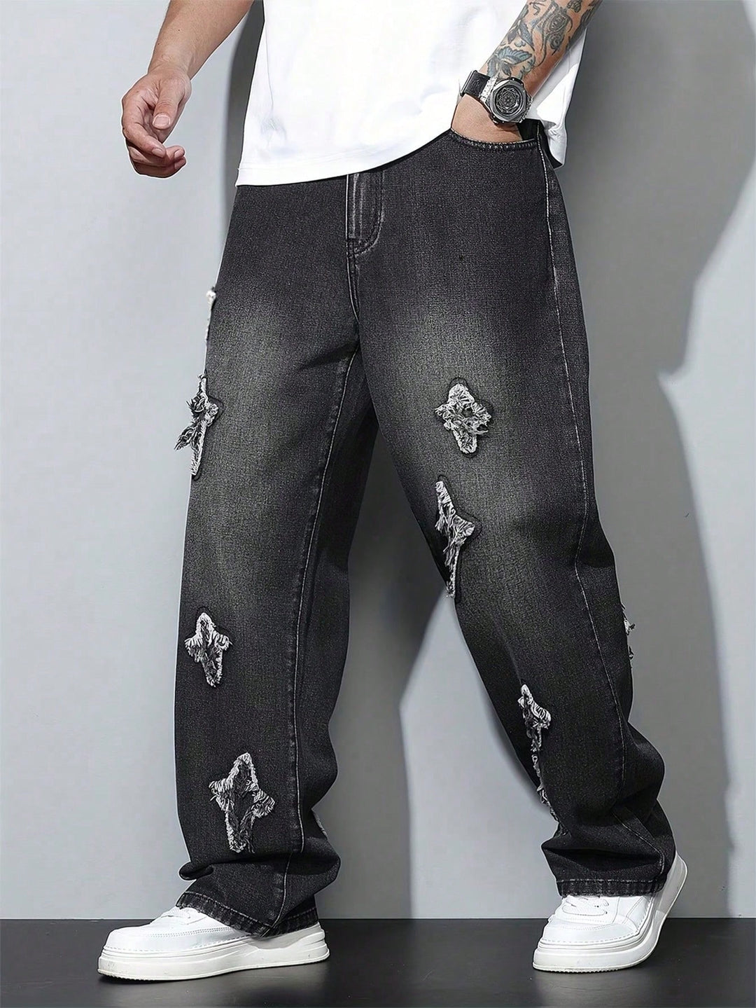 Jeans SHEIN, negru