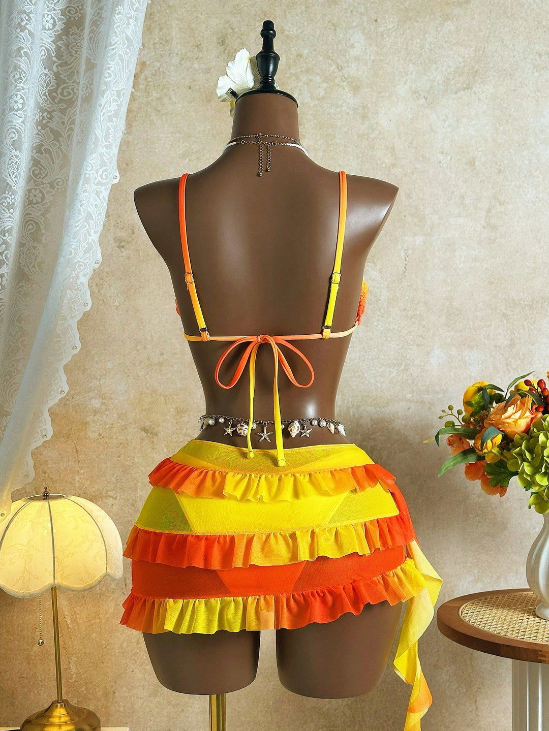 Set bikini SHEIN, galben