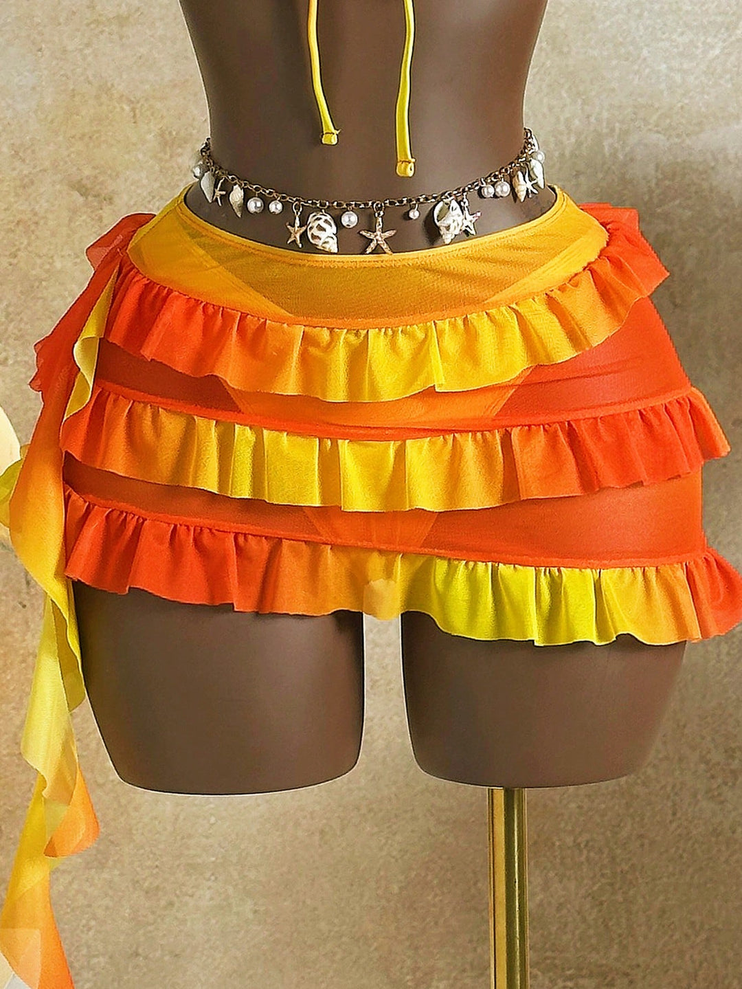 Set bikini SHEIN, galben