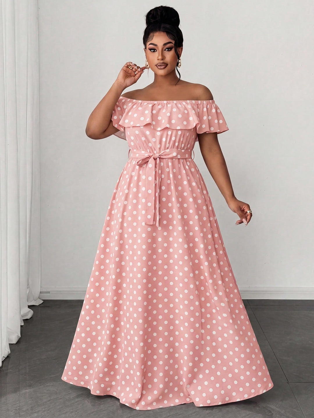 Rochie maxi SHEIN, mix culori