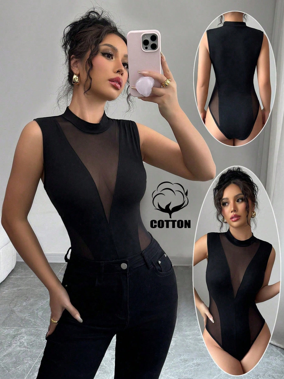 Body SHEIN, negru