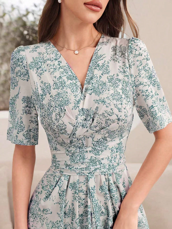 Rochie maxi SHEIN, verde