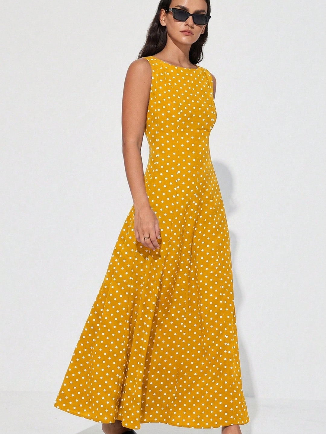 Rochie maxi SHEIN, galben