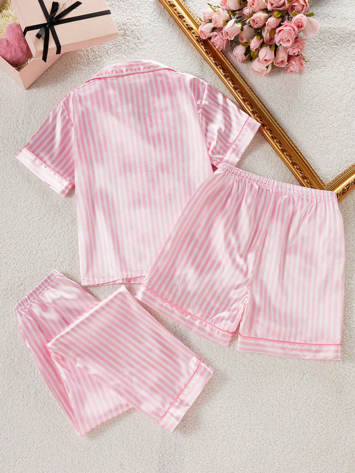 Set pijamale SHEIN, roz