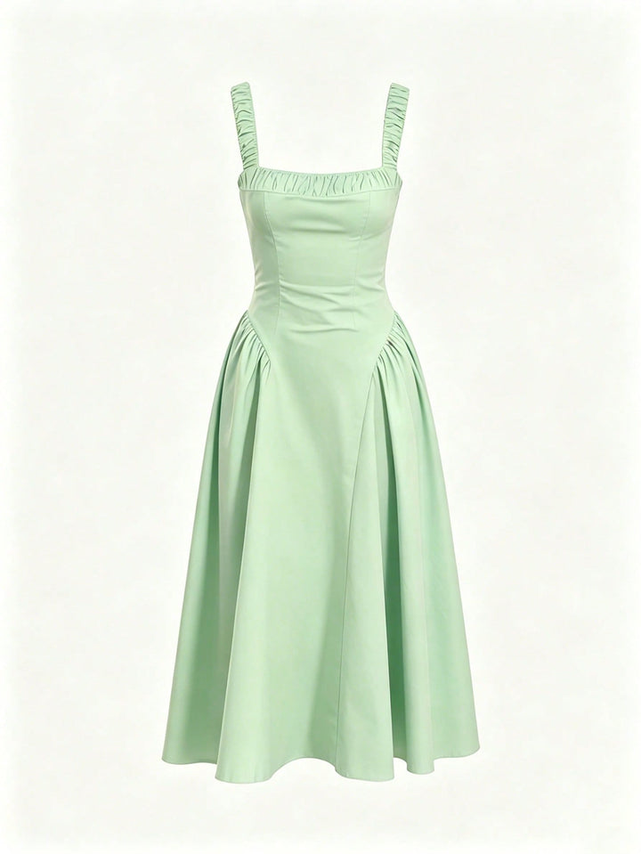 Rochie maxi SHEIN, verde