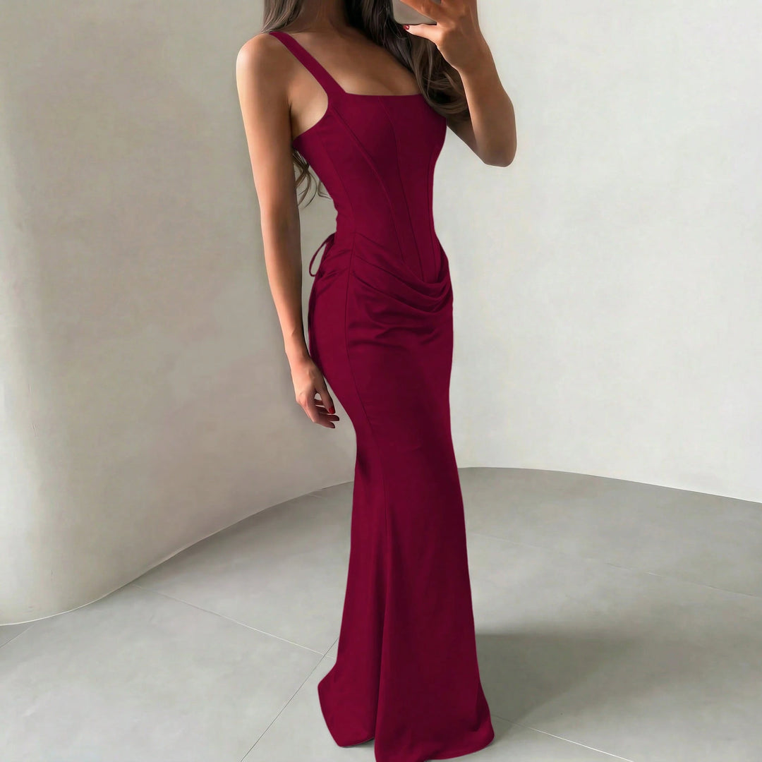 Rochie maxi SHEIN, vișiniu