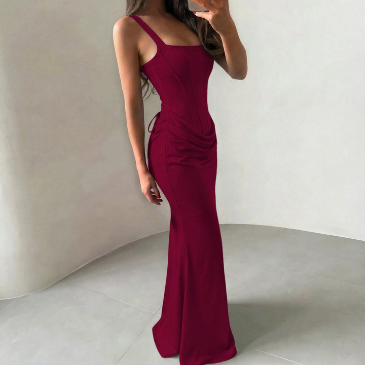 Rochie maxi SHEIN, vișiniu