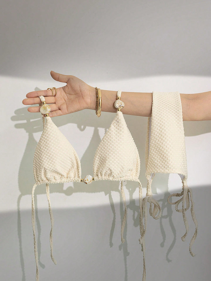 Set bikini SHEIN, bej
